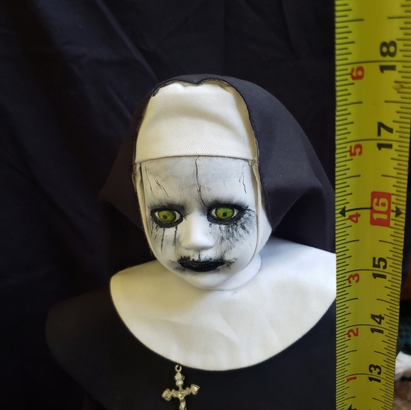 OOAK Creepy Nun Porcelain Doll - Picture 5 of 5